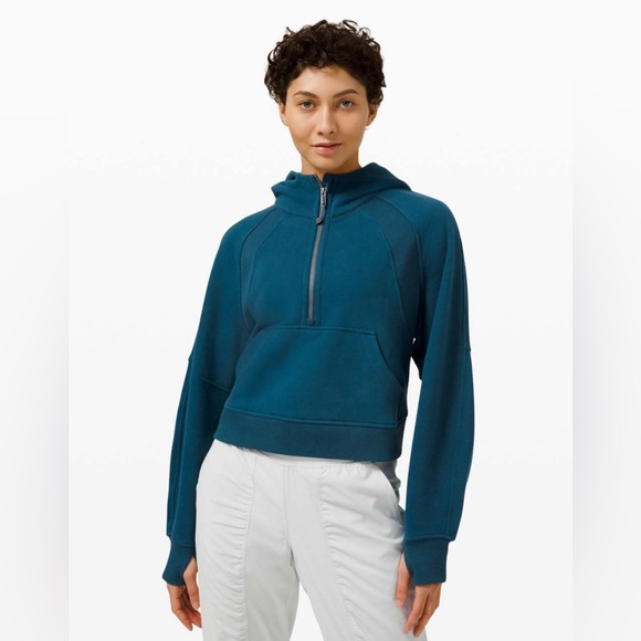 lululemon athletica Tops - Lululemon Scuba Oversized 1/2 Zip Hoodie